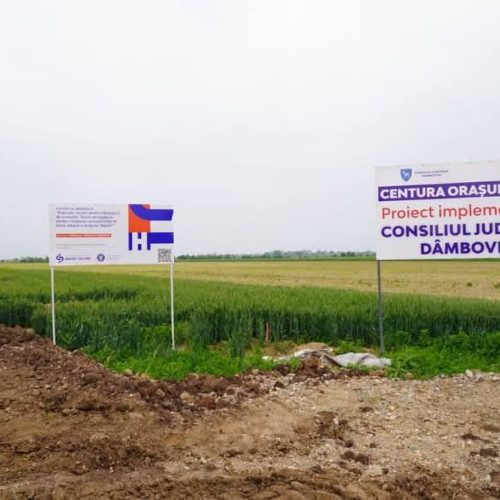 Se lucrează intens la Centura Orașului Găești