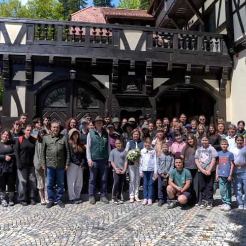 Activități practice la Castelul Peleș pentru studenții de la Horticultură