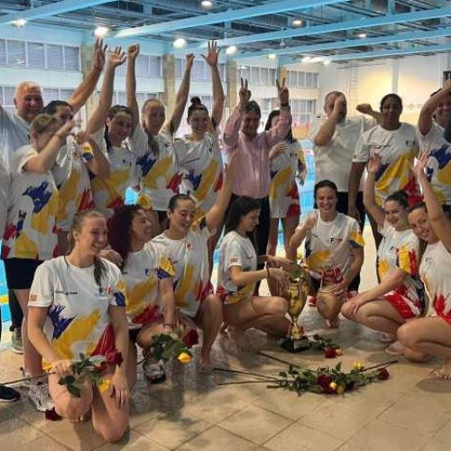CSM Unirea Alba Iulia câștigă titlul de campioană națională la polo pe apă feminin