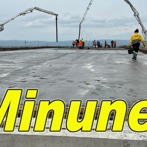Minunile se împlinesc: Placa de beton a podului de la Mizil a fost turnată