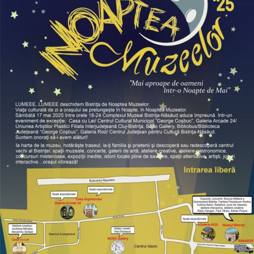Bistrita deschide Noaptea Muzeelor