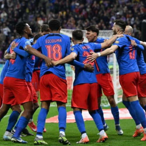 FCSB sărbătorește titlul pe National Arena