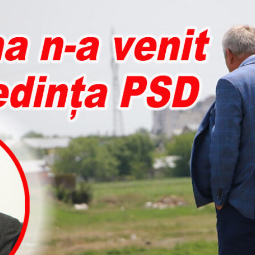 Absență importantă la conferința extraordinară a PSD Buzău
