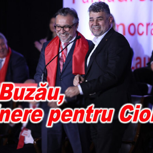 PSD Buzău își susține liderul Marcel Ciolacu