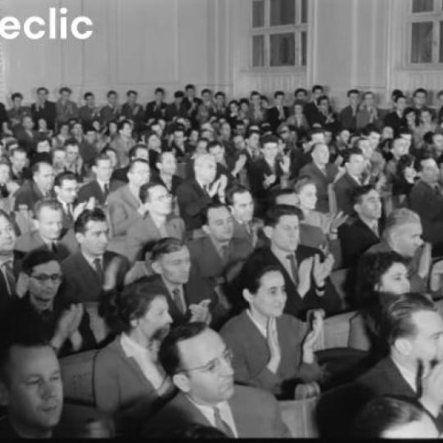 Un moment rar din campania electorală din 1961 la Cluj-Napoca