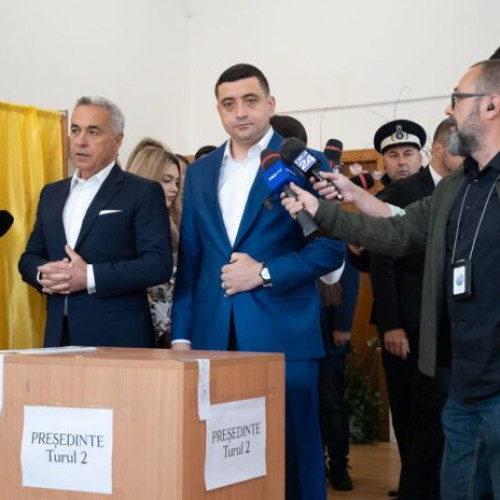 Intervenția Poliției la secția de votare din Moșoaia