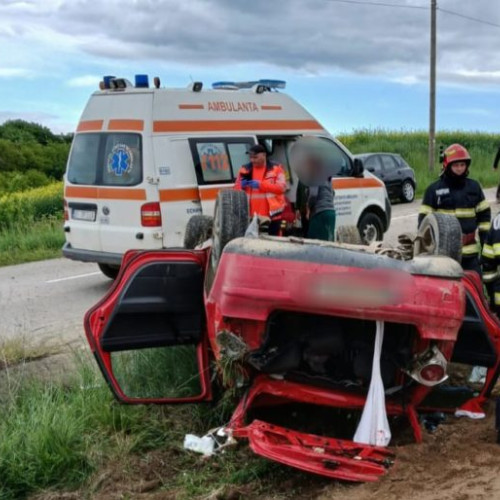 Accident rutier în localitatea Baranca, comuna Huști
