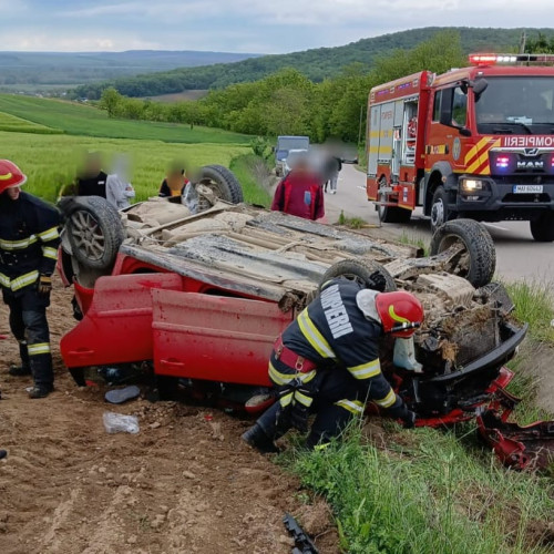 Accident rutier în localitatea Baranca, comuna Hudesti
