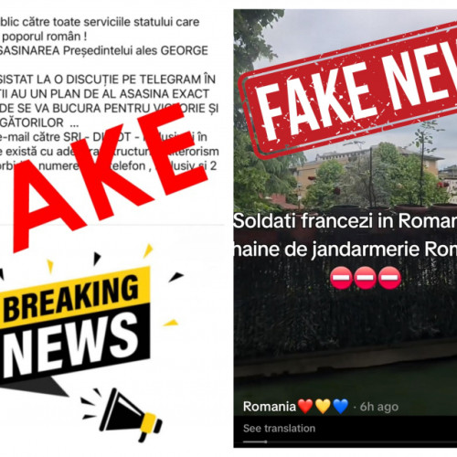 MAI avertizează despre informații false pe rețelele sociale