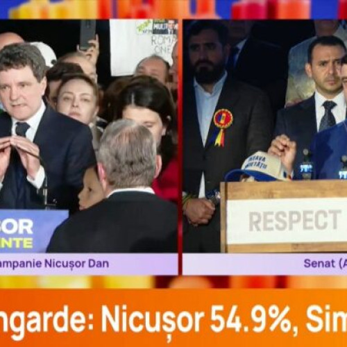 Nicușor Dan conduce în alegerile prezidențiale