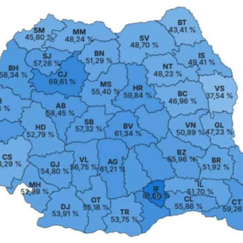 Prezența la vot în turul 2 al alegerilor prezidențiale 2025