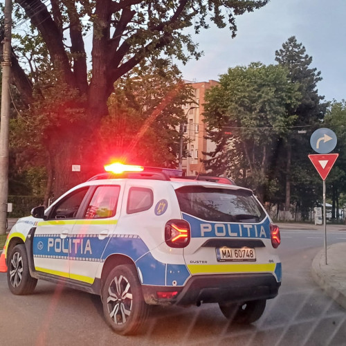 Circulația blocată pe Bulevardul "Mihai Eminescu" din Botoșani