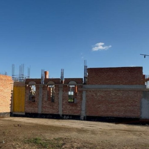 Lucrările avansează la noua mănăstire din Oltenia