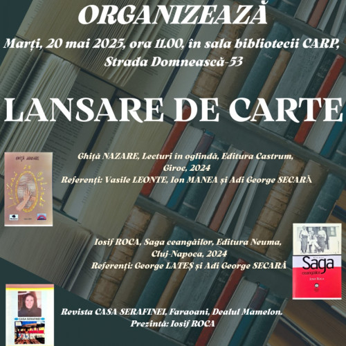 Salonul cultural &quot;Armonii de toamnă&quot; găzduiește noi lansări de carte
