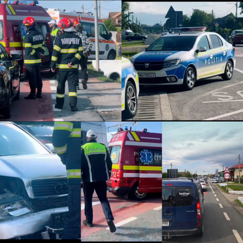 Accident grav pe Drumul Național 66 în comuna Drăguțești