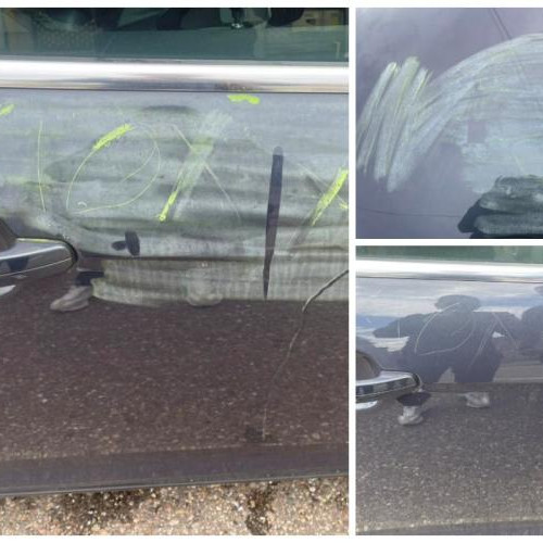 Clujeancă supărată după ce mașina i-a fost zgâriată din nou