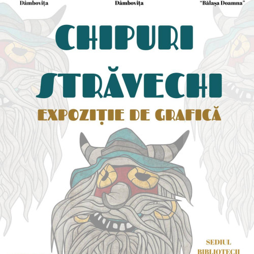 Vernisajul expoziției de grafică "Chipuri străvechi" la Biblioteca Județeană Dâmbovița