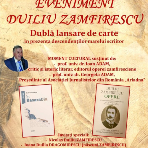 Întâlnire cu descendenții lui Duiliu Zamfirescu la Biblioteca Județeană Vrancea