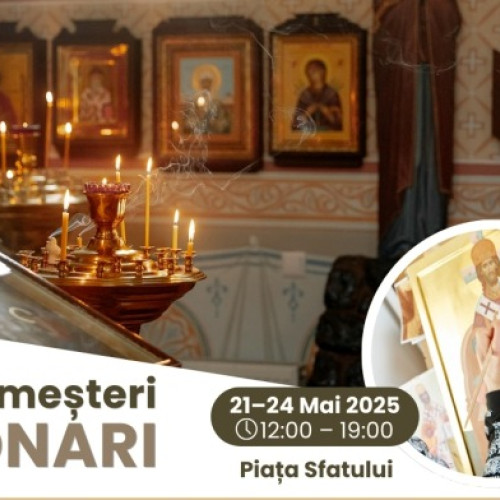 Mesteri iconari din întreaga țară se reunesc la Brașov