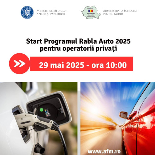 Programul Rabla Auto 2025: Înscrierea persoanelor juridice a început