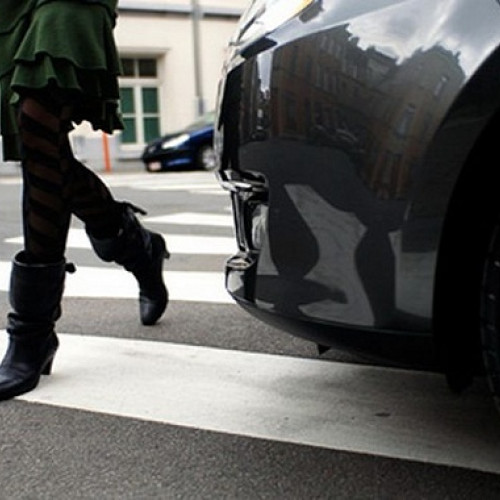 Accident rutier pe strada 25 Octombrie din Carei