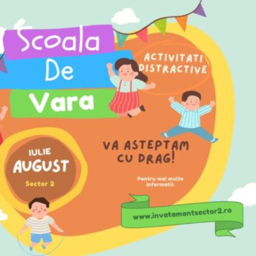 Primăria Sectorului 2 lansează programul "Școala de vară" pentru elevii din ciclul primar