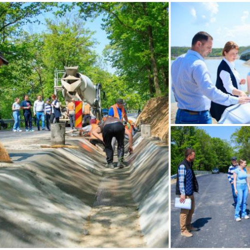 Cristina Breahna Pravat vizitează șantierul DJ 252B, Gioseni - Pancesti