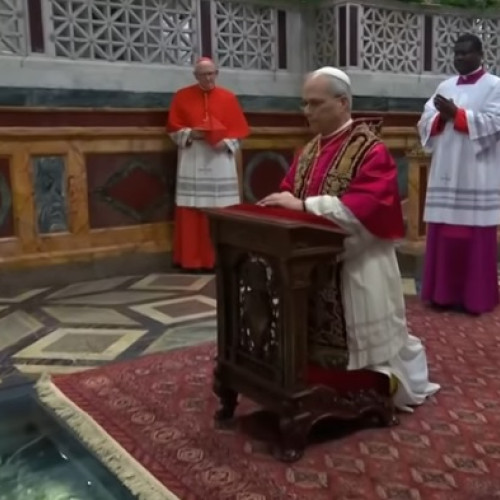 Papa Leon al XIV-lea vorbește despre iubirea lui Dumnezeu la mormântul Sfântului Pavel