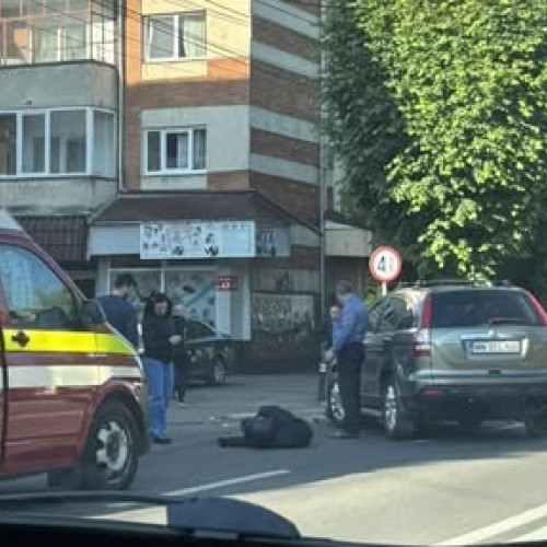 Accident rutier pe strada Victoriei din Baia Mare