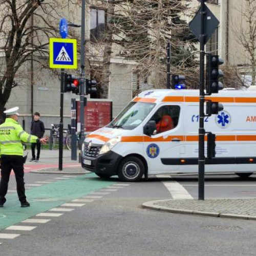 Accident rutier în Cluj-Napoca