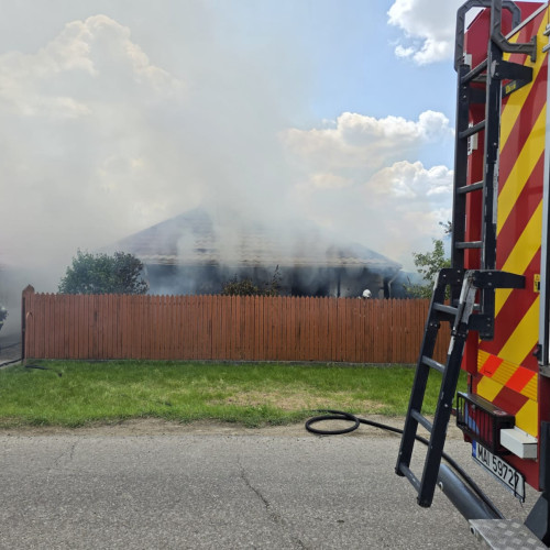 Incendiu devastator în Avrameni