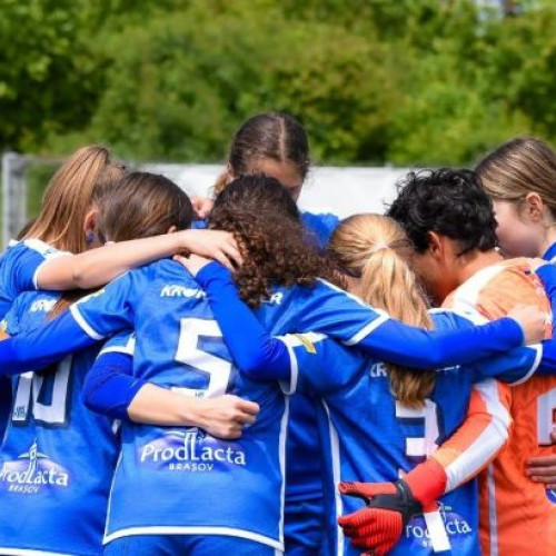 Echipa U15 de fotbal feminin Kids Tampa Brașov se clasează în topul Ligii Elitelor