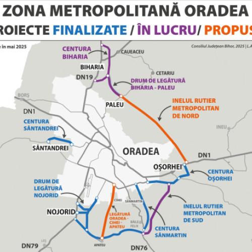 Licitație pentru construcția Inelului Metropolitan de Nord în Bihor