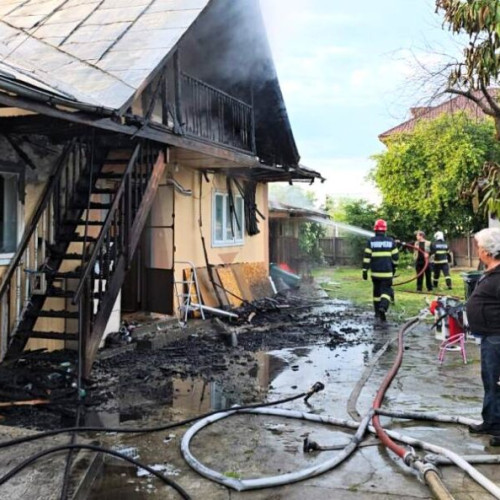 Incendiu la o locuință din comuna Jaristea