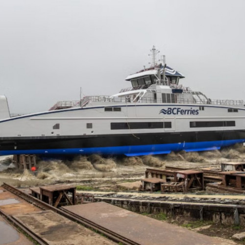 Lansare de feriboturi noi la Damen Galați pentru BC Ferries