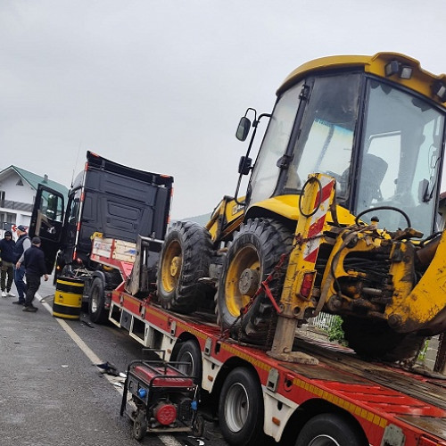 Intervenție rapidă a pompierilor după un accident rutier în Călinești-Oaș