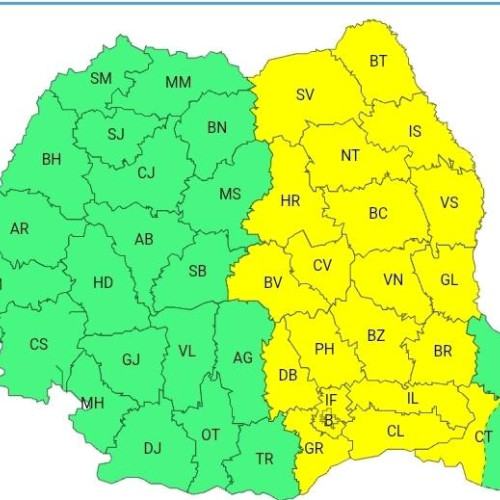 Atenționare meteo pentru județul Dâmbovița