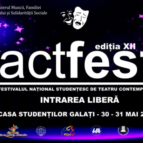 Festivalul Național Studențesc de Teatru Contemporan „ActFest” 2025 se va desfășura la Galați