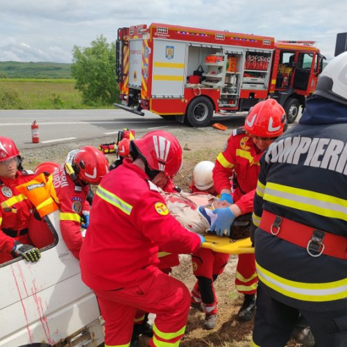 Simulare de accident grav în Maramureș