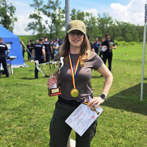 Inspectoratul de Poliție Județean Vrancea anunță succesul unui polițist la Campionatul de Tir