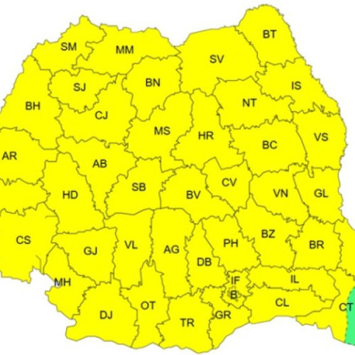 ANM avertizează asupra vremii instabile în perioada 23-26 mai