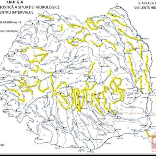 Risc de inundații pe râul Jijia