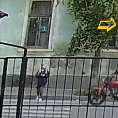 Incident periculos în Dej: o elevă a evitat un accident pe trecerea de pietoni