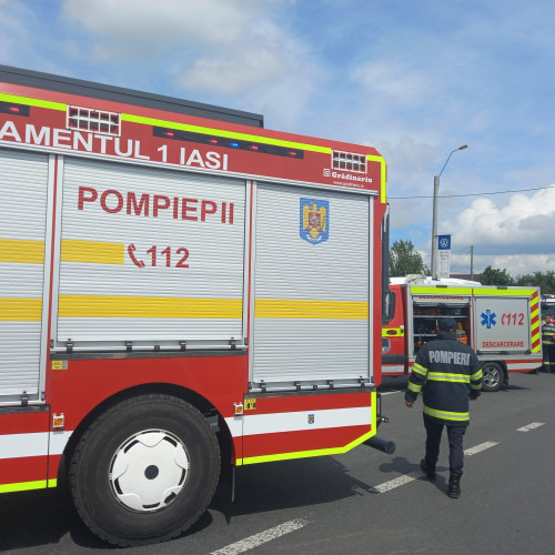 Accident grav pe drumul de la Botoșani la Iași