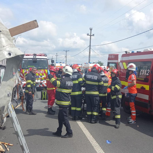 Accident grav pe drumul de la Botoșani la Iași