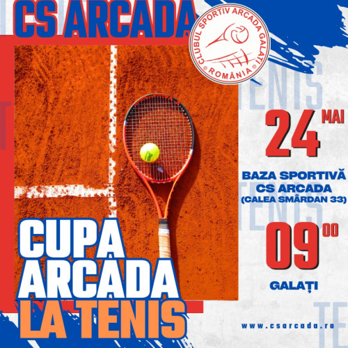Debutează competiția "Cupa Arcada" la tenis de câmp