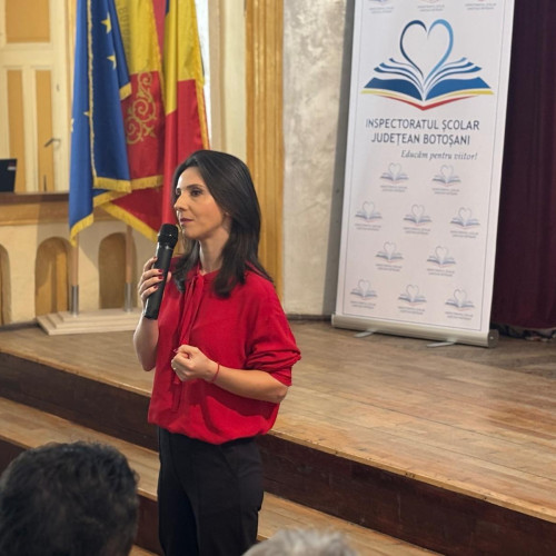 Andreea Răducan, prezentă la deschiderea lunii olimpice la Botoșani