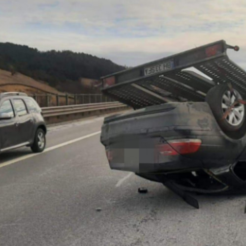 Accident pe autostrada A3, fără victime incarcerate