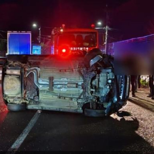 Accident rutier în localitatea Saula, fără victime