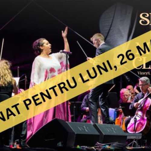 Spectacolul de muzică clasică din Piața Unirii amânat din cauza vremii